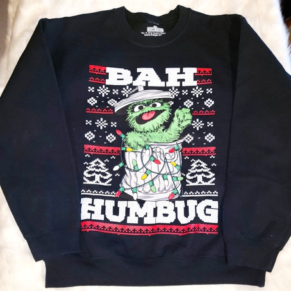 oscar the grouch christmas sweater
